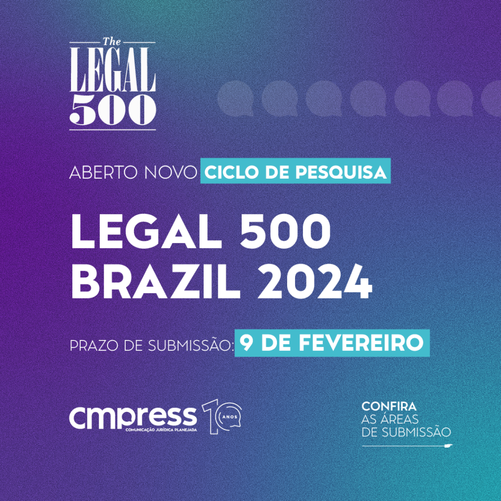 ABERTO NOVO CICLO DE PESQUISA LEGAL 500 BRAZIL 2024