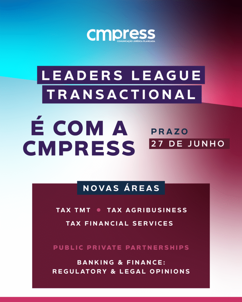 LEADERS LEAGUE TRANSACTIONAL É COM A CMPRESS – PRAZO 27 DE JUNHO